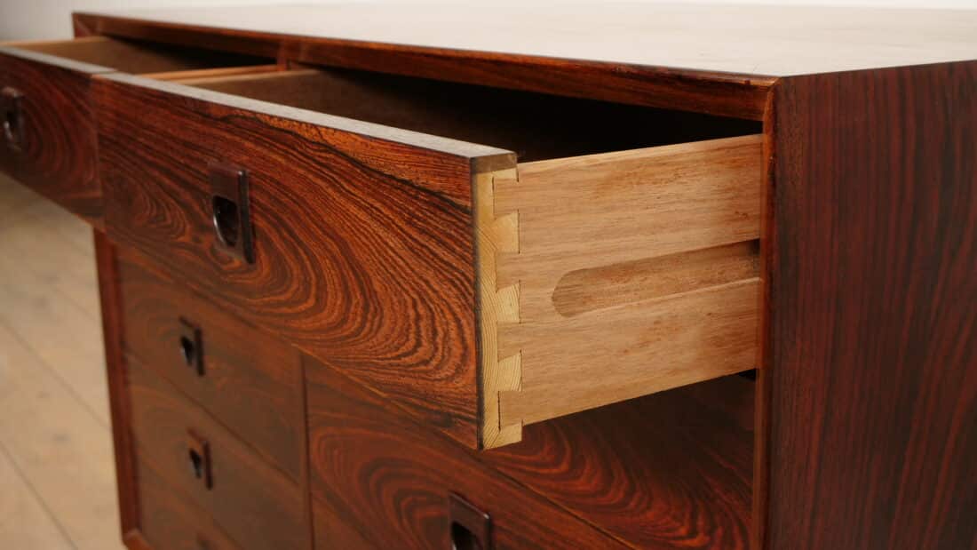 Vintage Dressoir Palissander Ladekast Deens Design