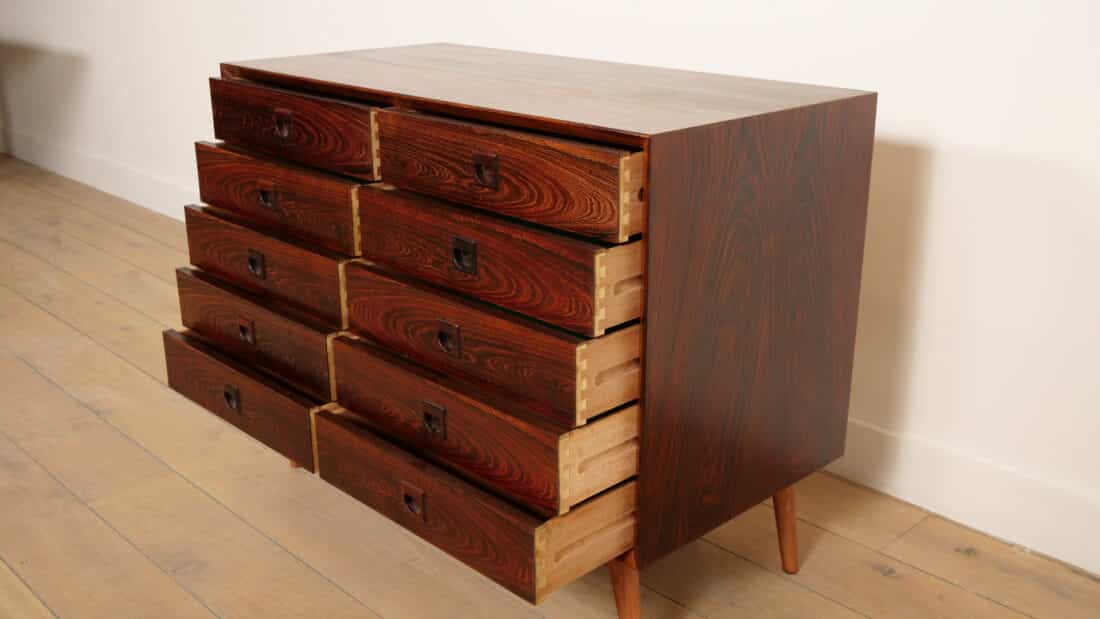 Vintage Dressoir Palissander Ladekast Deens Design