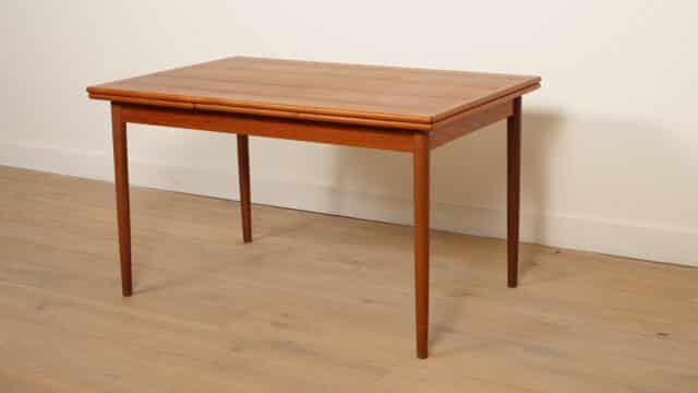 Vintage Eettafel Uitschuifbaar Teak