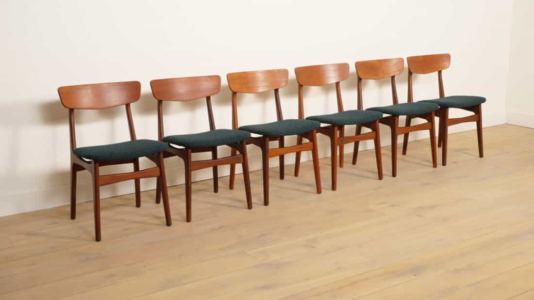 Trp Post Container Data Trp Post Id 21209 6 X Dining Chairs Schinning Amp Elgaard Teak Reupholstered Trp Post Container