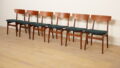 6 x dining chairs | Schiønning & Elgaard | Teak | re-upholstered