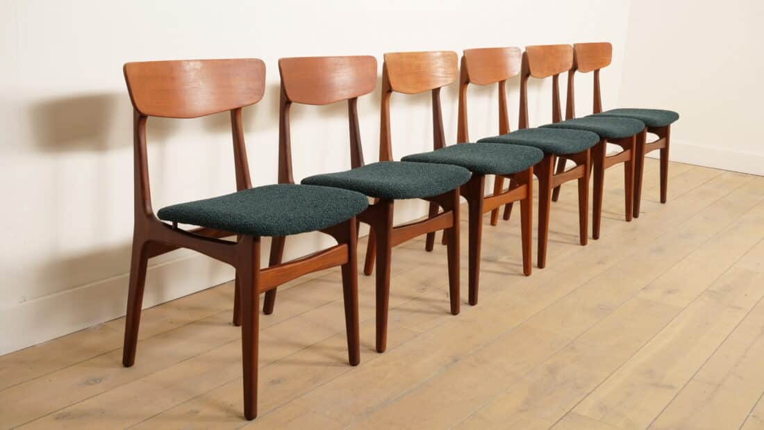 Trp Post Container Data Trp Post Id 21209 6 X Dining Chairs Schinning Amp Elgaard Teak Reupholstered Trp Post Container