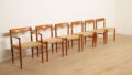 6 x chaise de salle à manger | Bramin | H.W. Klein | Teck | Restauré