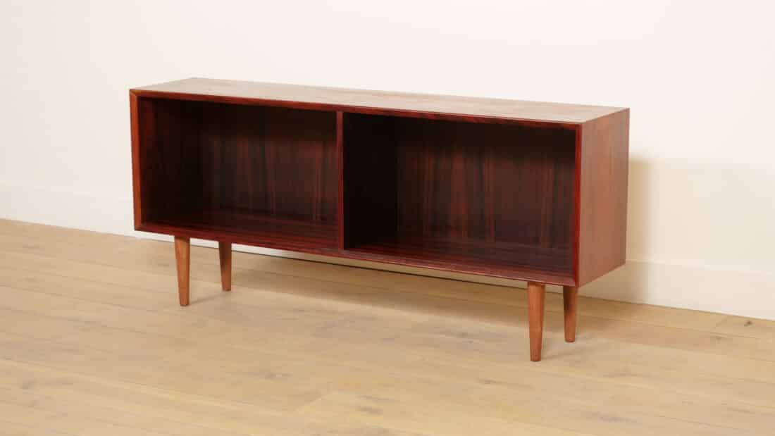 Vintage Boekenkast Palissander Platenkast