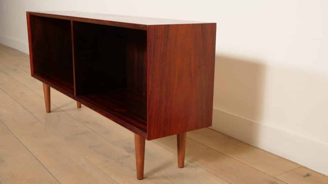 Vintage Boekenkast Palissander Platenkast