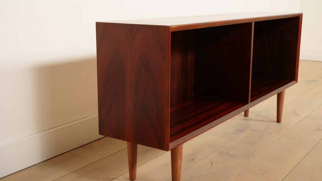 Vintage Boekenkast Palissander Platenkast