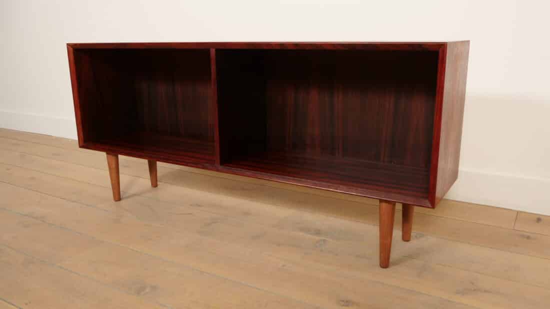 Vintage Boekenkast Palissander Platenkast