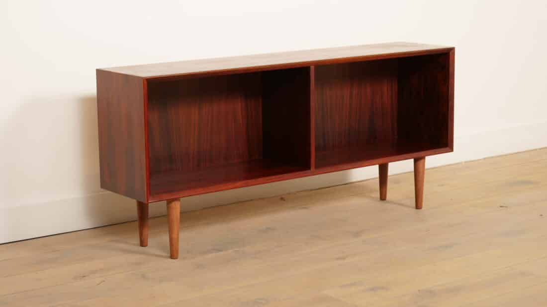 Vintage Boekenkast Palissander Platenkast