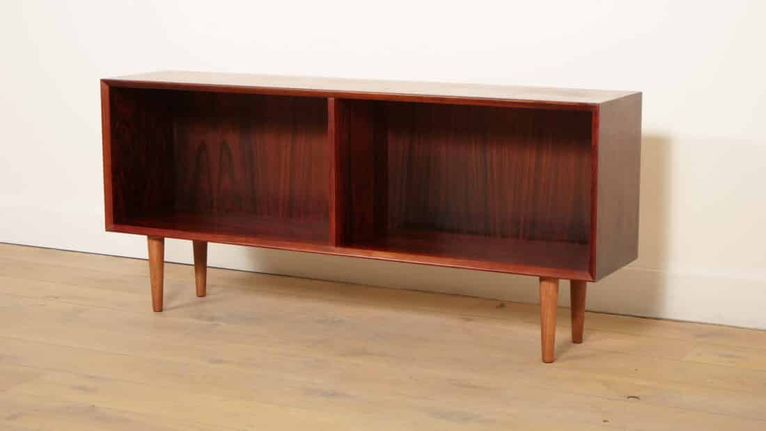 Vintage Boekenkast Palissander Platenkast