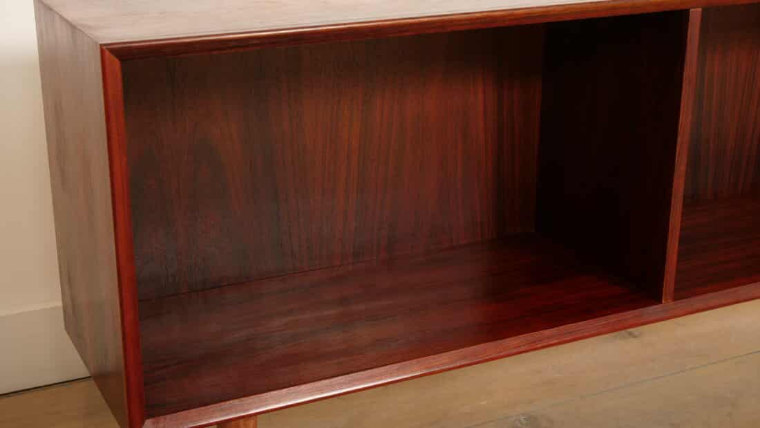 Vintage Boekenkast Palissander Platenkast