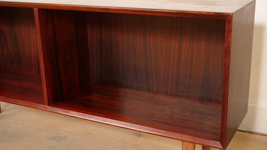 Vintage Boekenkast Palissander Platenkast