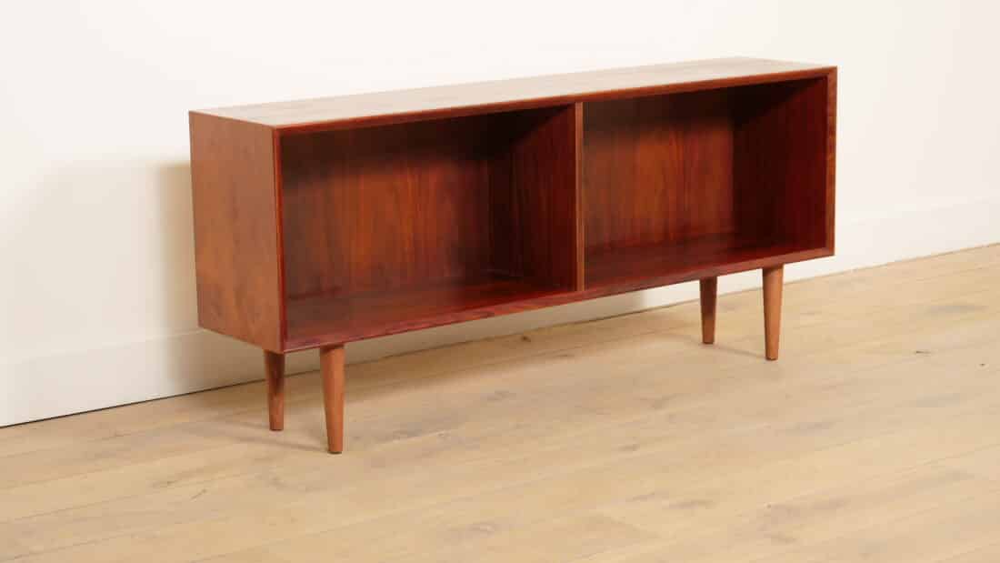 Vintage Boekenkast Palissander Platenkast