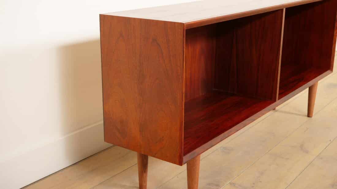 Vintage Boekenkast Palissander Platenkast