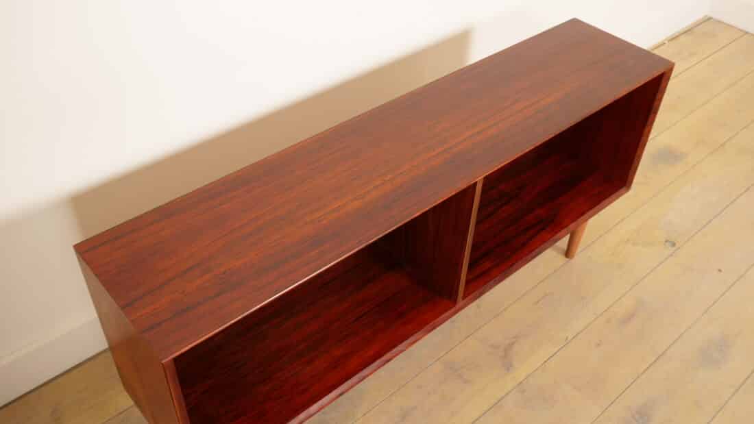 Vintage Boekenkast Palissander Platenkast