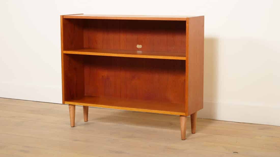 Vintage Boekenkastje Teak 74 Cm