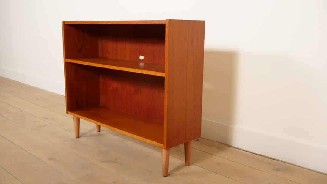 Vintage Boekenkastje Teak 74 Cm