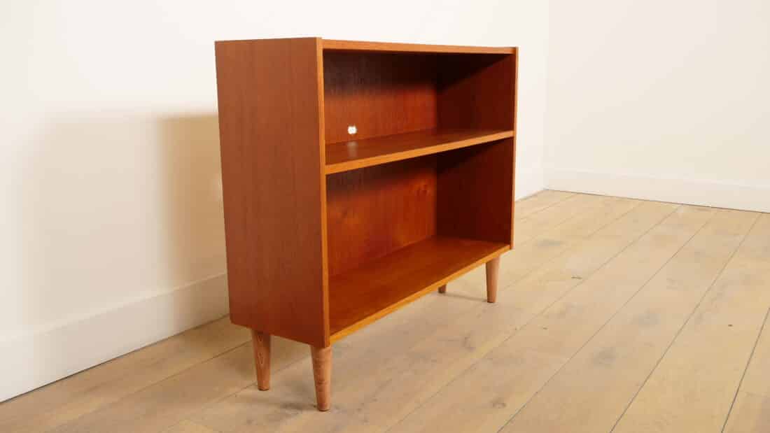 Vintage Boekenkastje Teak 74 Cm