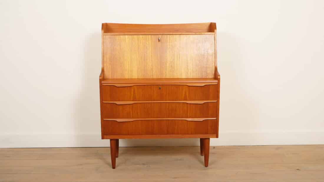 Trp Post Container Data Trp Post Id 21327 Vintage Secretaire Teak 114 Cm Trp Post Container
