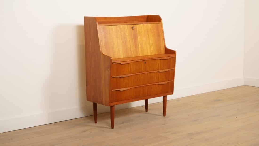 Trp Post Container Data Trp Post Id 21327 Vintage Secretaire Teak 114 Cm Trp Post Container