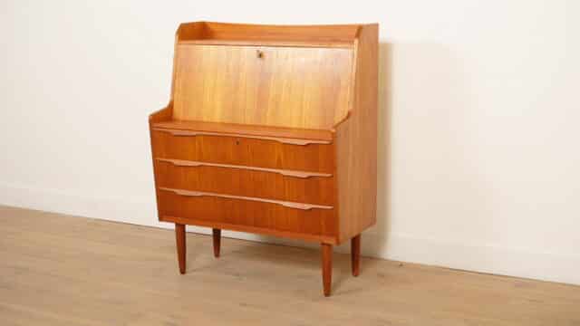 Vintage Secretaire Teak 114 Cm