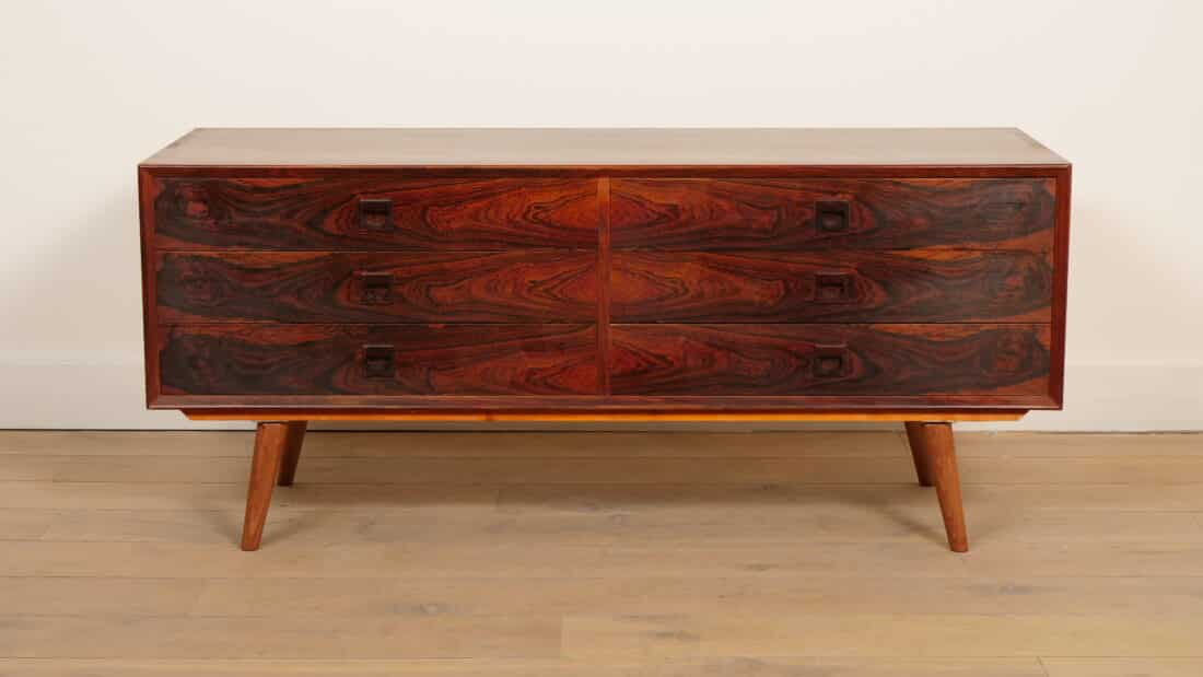 Vintage Dressoir Palissander Ladekast Deens Design