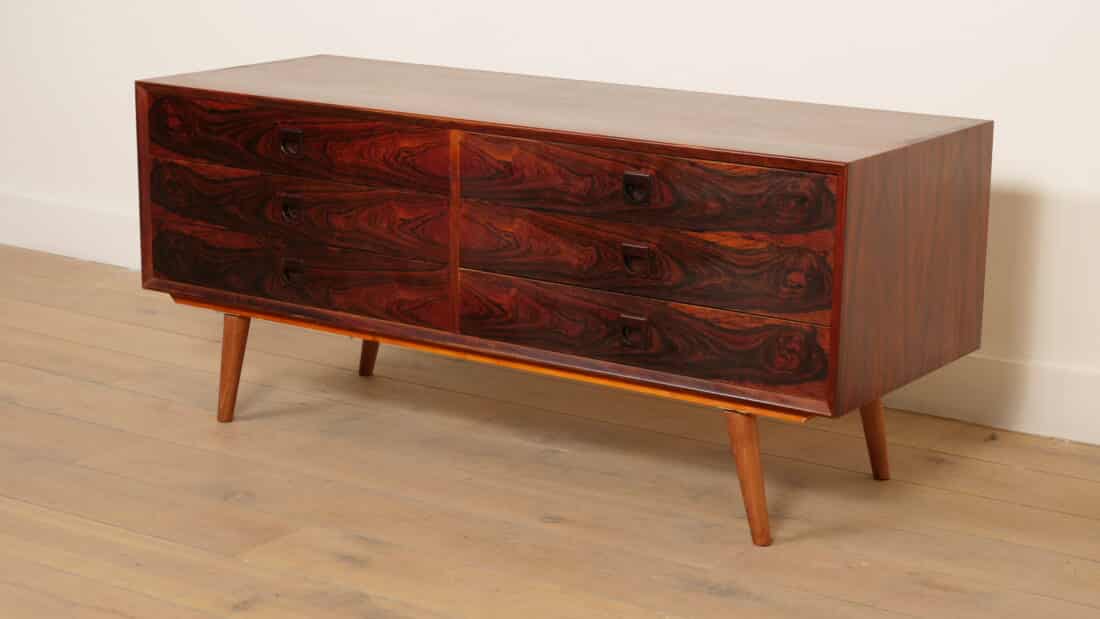 Vintage Dressoir Palissander Ladekast Deens Design