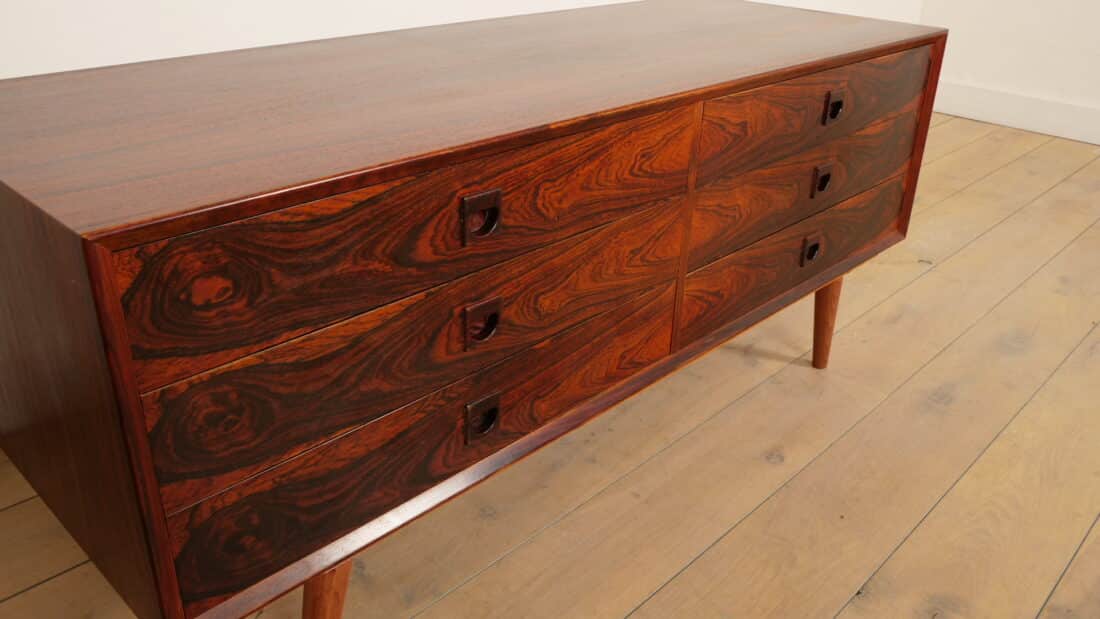 Vintage Dressoir Palissander Ladekast Deens Design