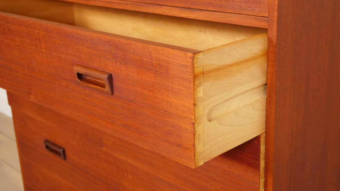 Vintage Ladekast 7 Lades Deens Design Teak