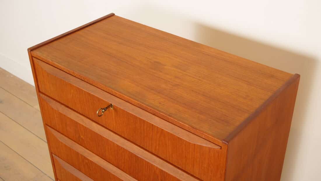 Trp Post Container Data Trp Post Id 21445 Vintage Deense Ladekast Teak 6 Lades 108 Cm Trp Post Container