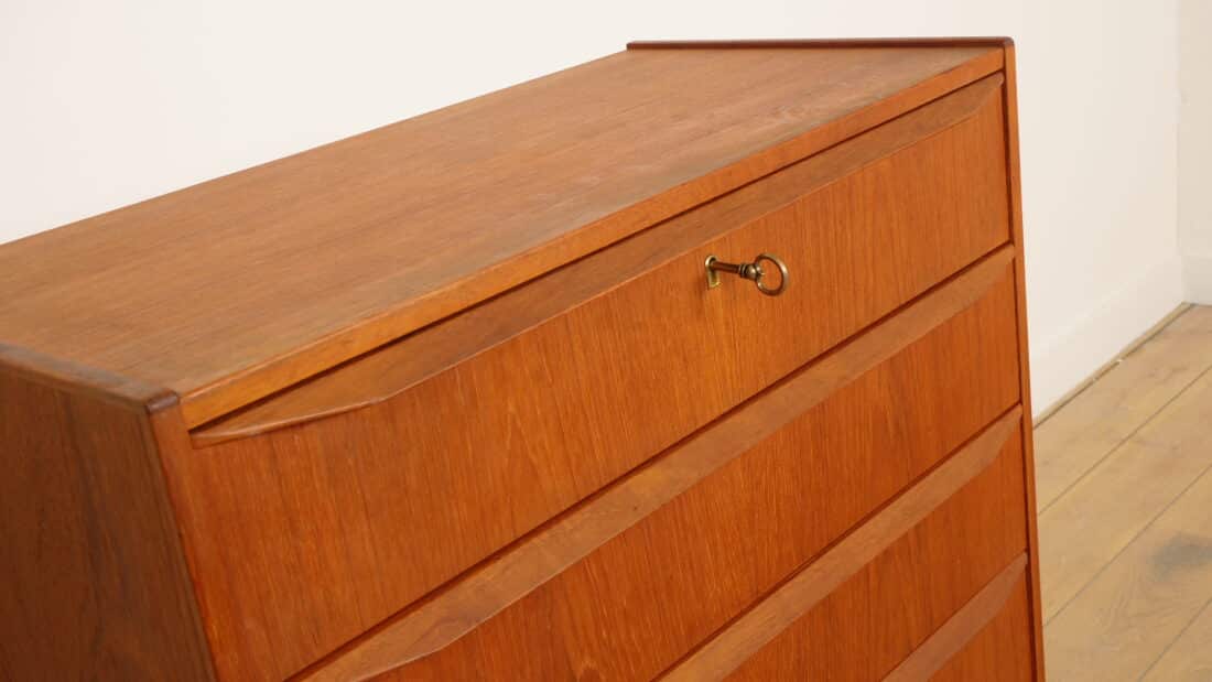 Trp Post Container Data Trp Post Id 21445 Vintage Deense Ladekast Teak 6 Lades 108 Cm Trp Post Container
