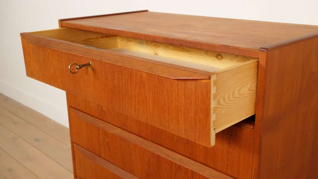 Trp Post Container Data Trp Post Id 21445 Vintage Deense Ladekast Teak 6 Lades 108 Cm Trp Post Container