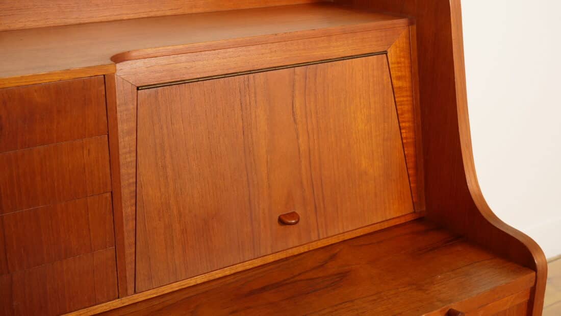 Trp Post Container Data Trp Post Id 21518 Vintage Secretaire Deens Teak Met Spiegel Trp Post Container