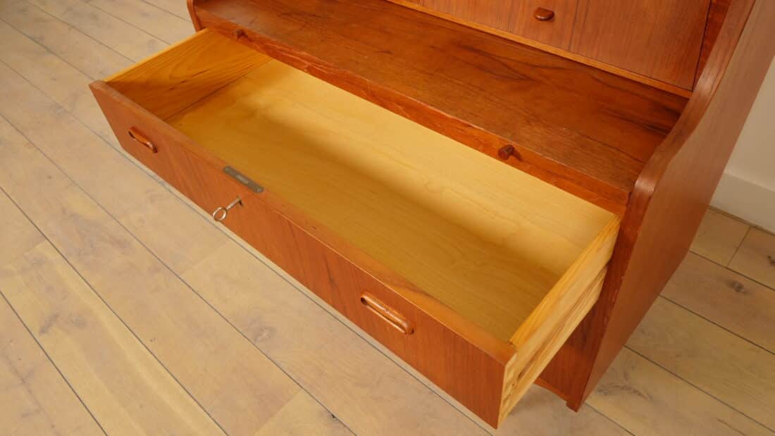 Trp Post Container Data Trp Post Id 21518 Vintage Secretaire Deens Teak Met Spiegel Trp Post Container