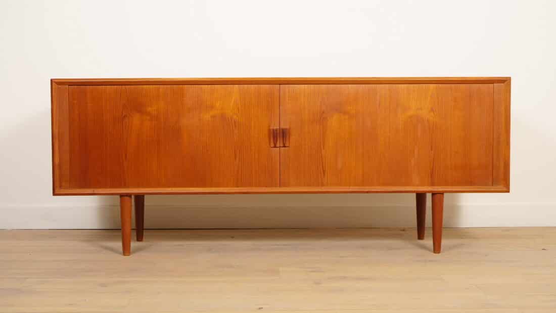 Vintage Dressoir Svend Aage Larsen Deens Design Tambourdeur