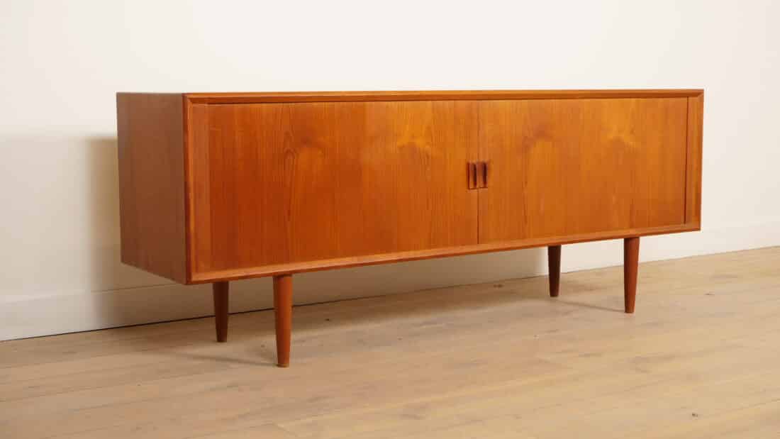 Vintage Dressoir Svend Aage Larsen Deens Design Tambourdeur