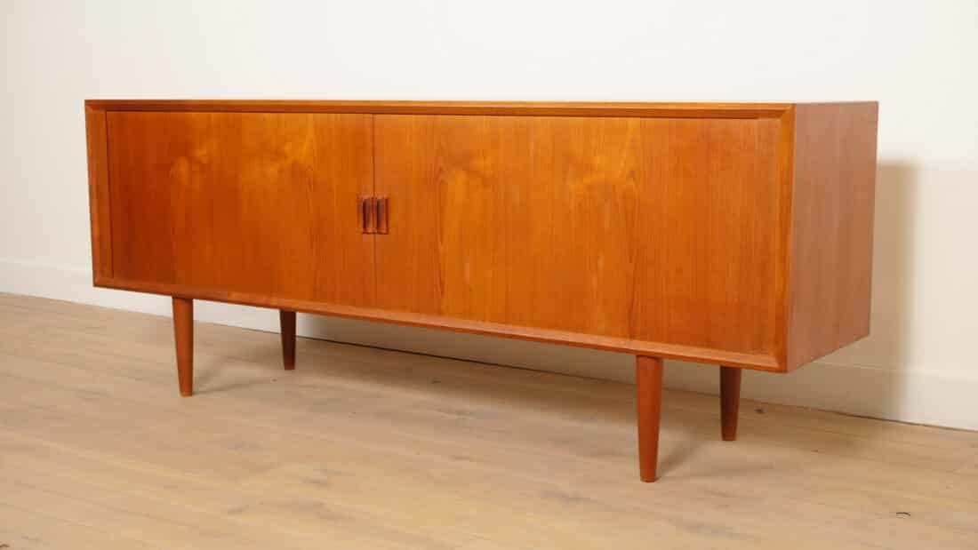 Vintage Dressoir Svend Aage Larsen Deens Design Tambourdeur