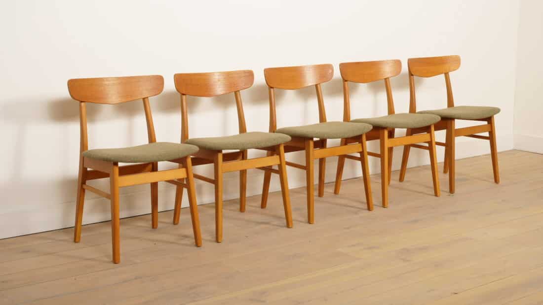 Trp Post Container Data Trp Post Id 21505 Set Van 5 Eetkamerstoelen Findahl Vintage Teak Trp Post Container