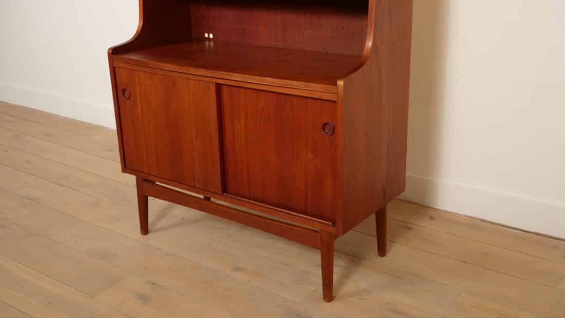 Vintage Highboard Boekenkast Teak Johannes Sorth Vintage Highboard Boekenkast Teak Johannes Sorth