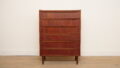 Vintage ladekast  | 6 lades | Deens design | 108 cm
