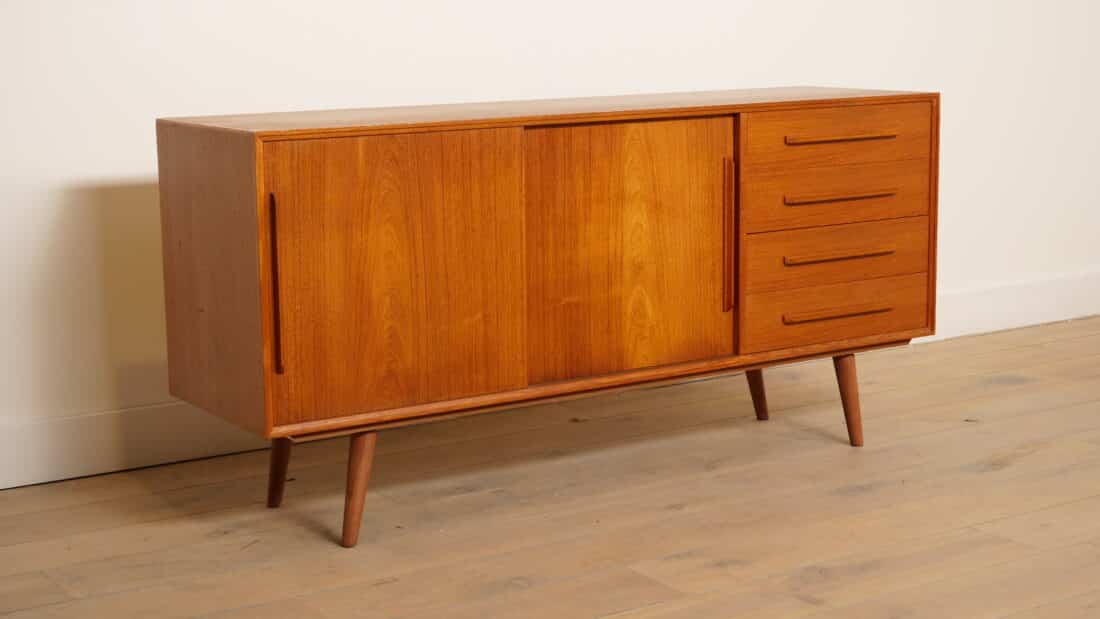 Vintage Dressoir Deens Design 153 Cm