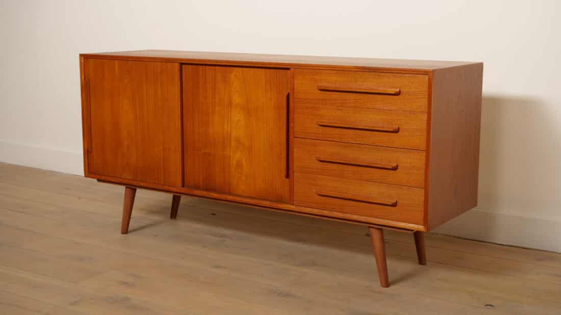 Vintage Dressoir Deens Design 153 Cm