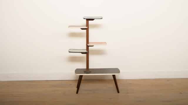 Vintage Plantentafel Etagre 5 Laags Jaren 70