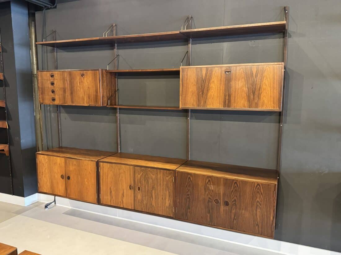 Vintage Wandsysteem Palissander