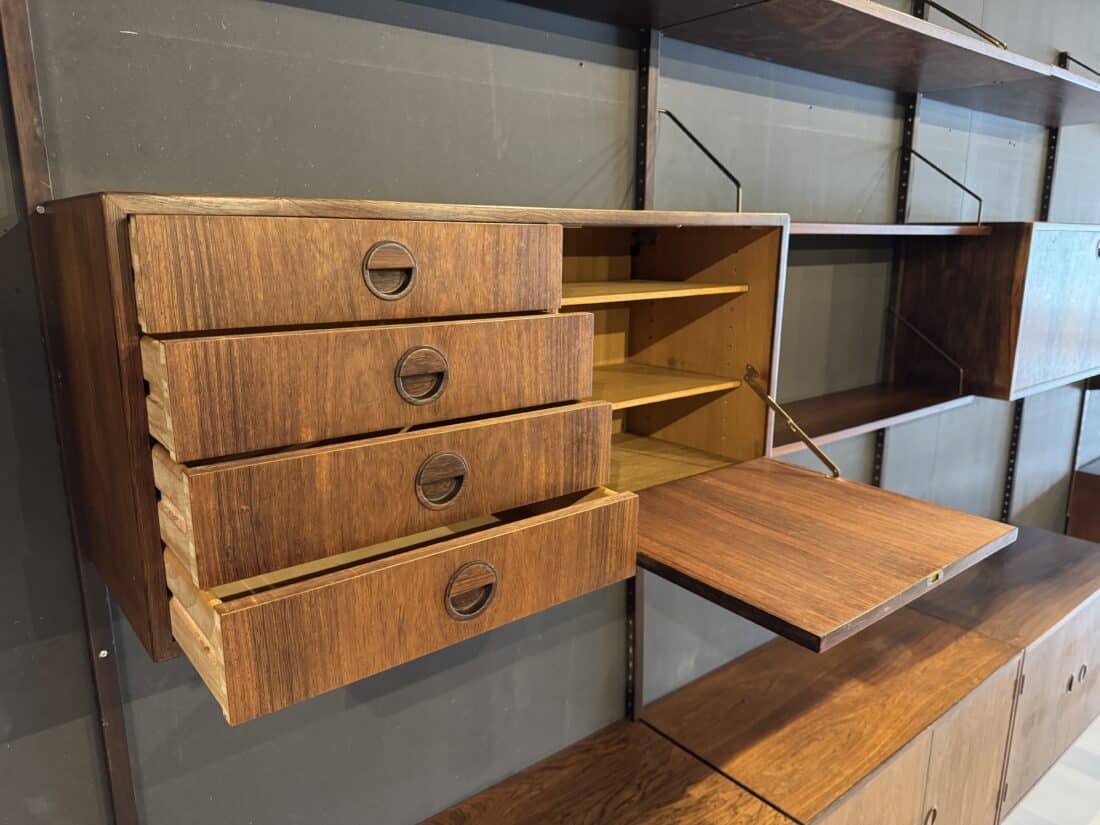 Vintage Wandsysteem Palissander