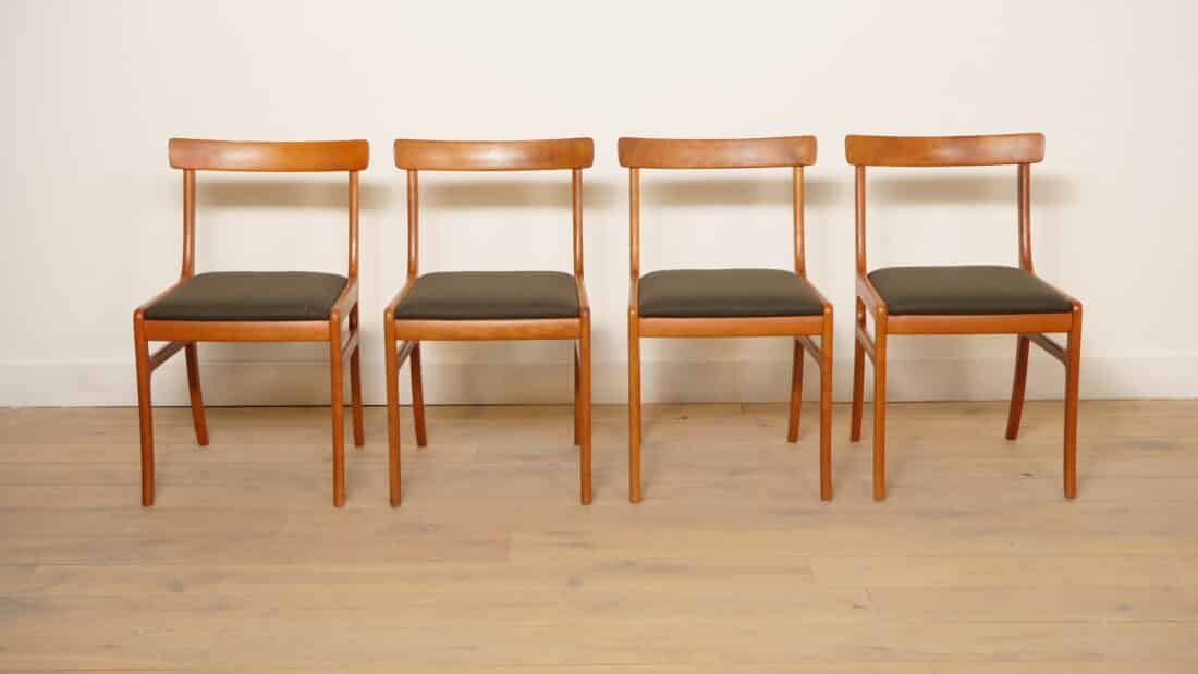 Trp Post Container Data Trp Post Id 22060 4 X Dining Chair Ole Wanscher Cherry Reupholstered Trp Post Container