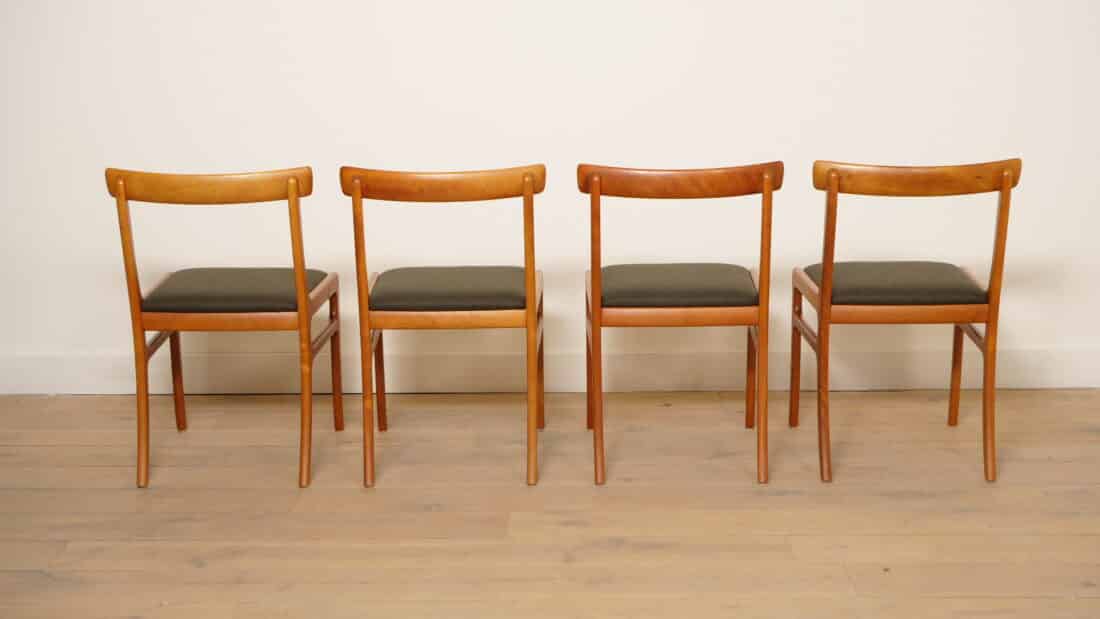 Trp Post Container Data Trp Post Id 22060 4 X Dining Chair Ole Wanscher Cherry Reupholstered Trp Post Container