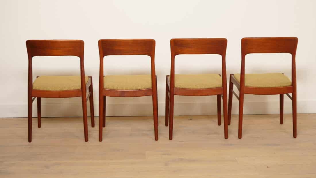 Trp Post Container Data Trp Post Id 22073 4 X Dining Chair Henning Kjaernulf Teak Reupholstered Trp Post Container