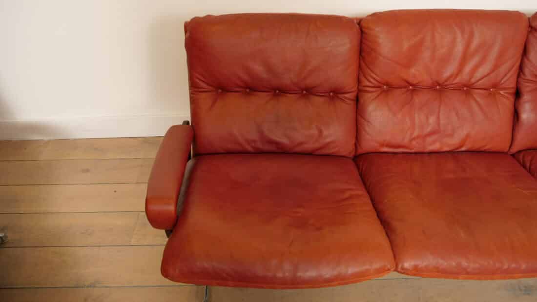 Trp Post Container Data Trp Post Id 22087 Vintage Zithoek 3 Zits Fauteuil Hocker King Sofa Leer Trp Post Container