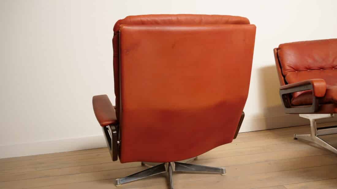 Trp Post Container Data Trp Post Id 22087 Vintage Zithoek 3 Zits Fauteuil Hocker King Sofa Leer Trp Post Container