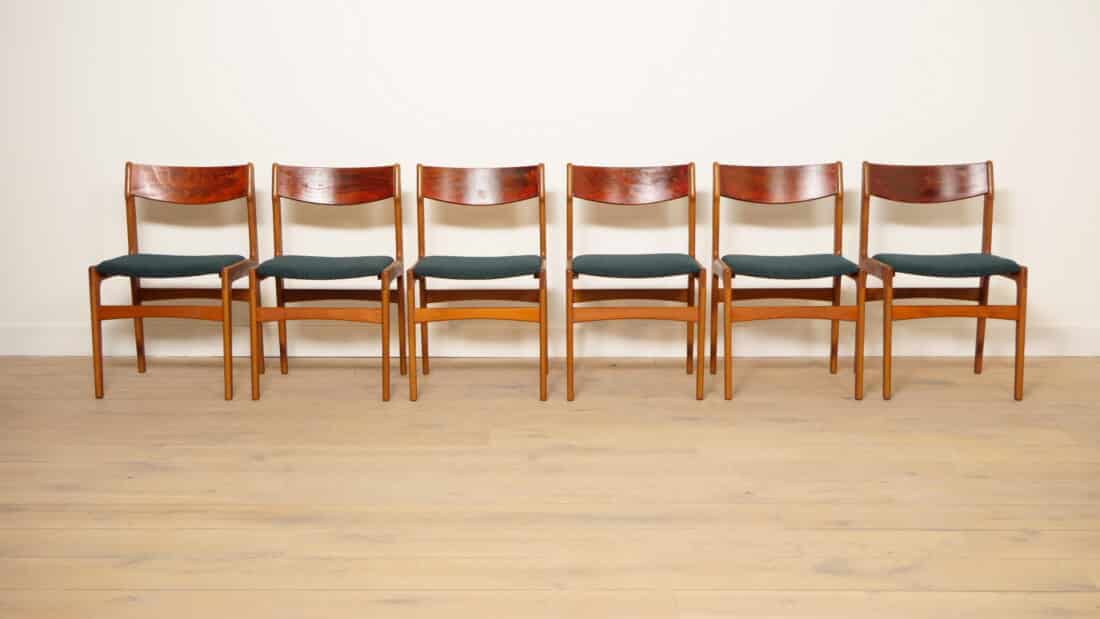 Trp Post Container Data Trp Post Id 22142 Set Van 6 Eetkamerstoelen Vintage Opnieuw Gestoffeerd Trp Post Container